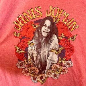 Janis Joplin Flower Power Tshirt XL